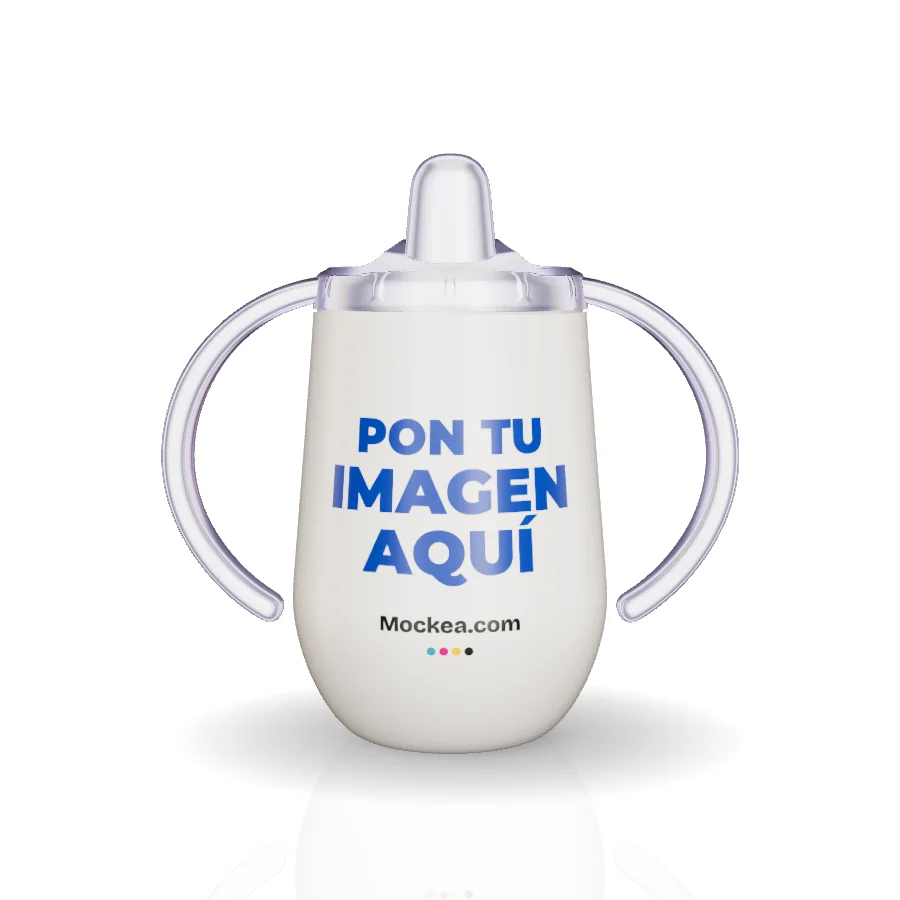 10 oz Kids Baby Bottle in 3D with Mockea’s sample design