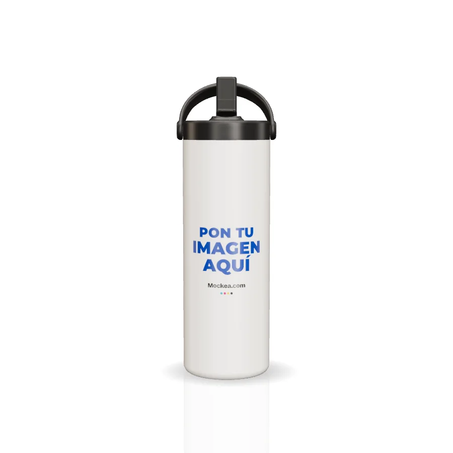 Arch-lid bottle 20 oz in 3D with Mockea’s sample design