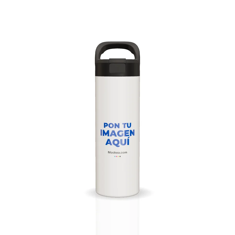 20 oz Handle-Lid Bottle in 3D with Mockea’s sample design