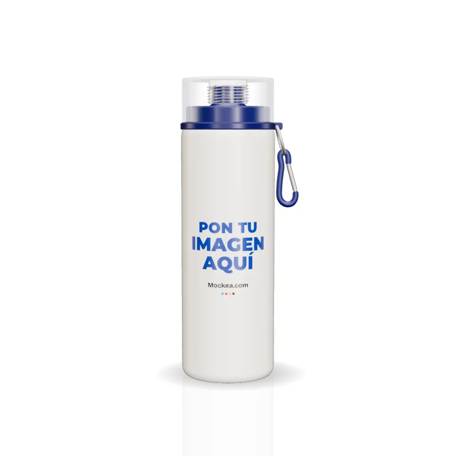 20 oz Carabiner Bottle in 3D with Mockea’s sample design