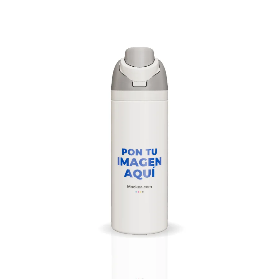 Flip-handle bottle in 3D with Mockea’s sample design