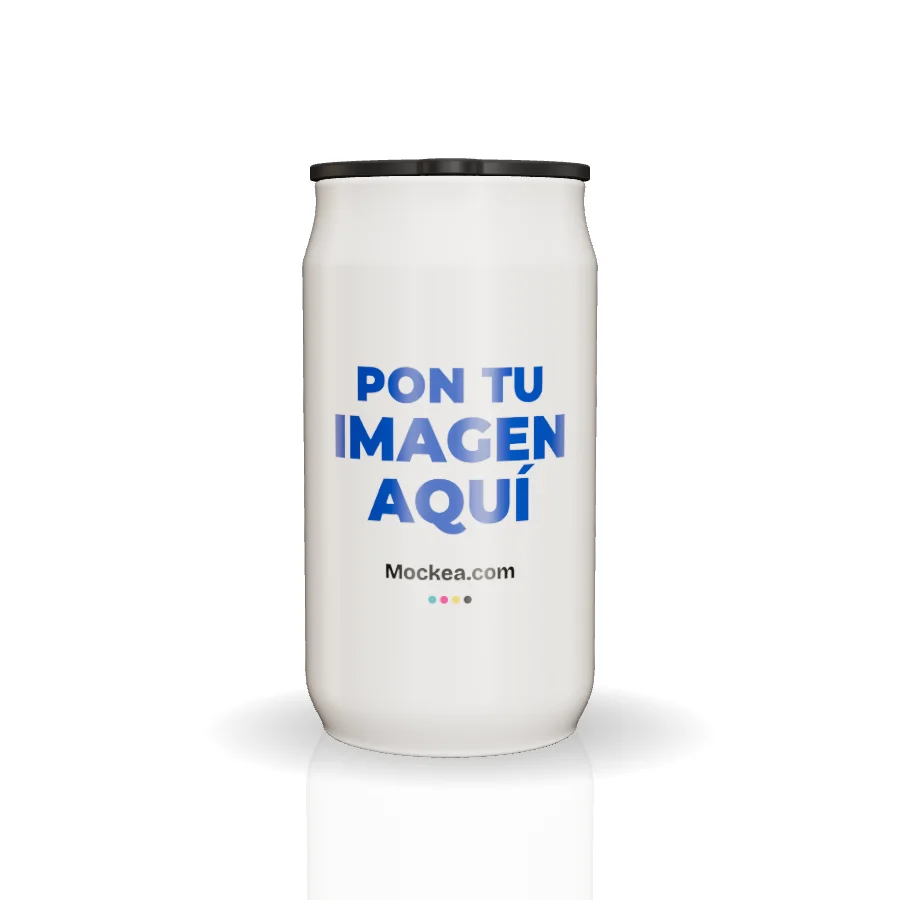 280 ml Soda-Style Can in 3D with Mockea’s sample design