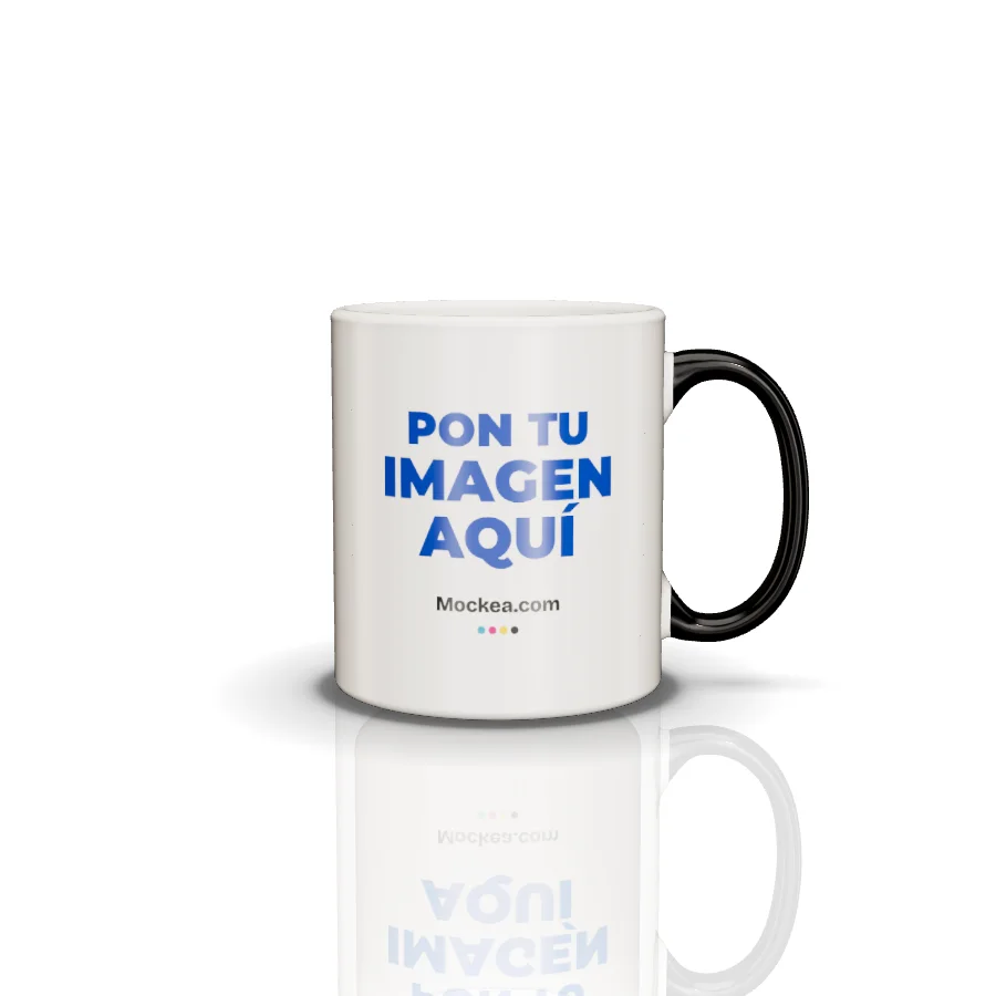 11 oz Magic Mug in 3D with Mockea’s sample design