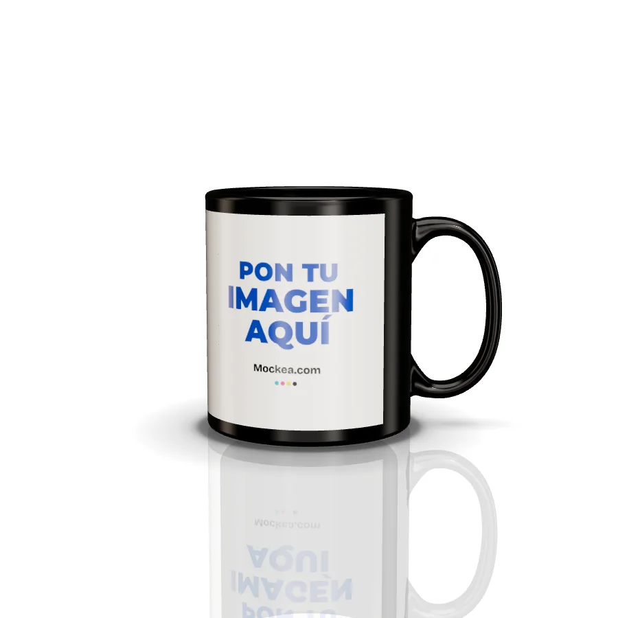 11 oz Mug with Patch in 3D with Mockea’s sample design
